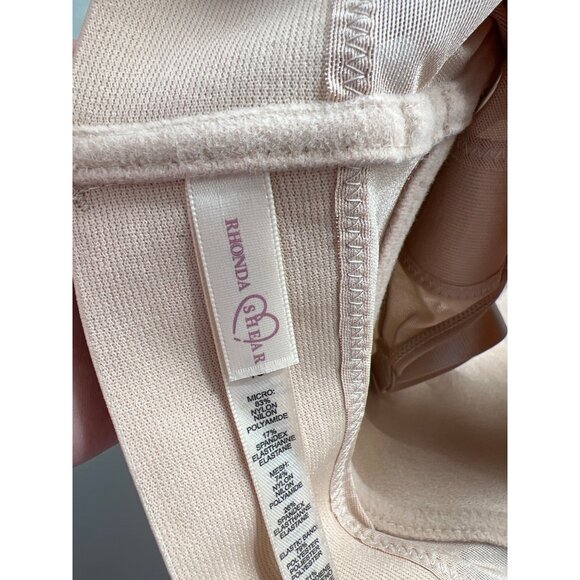 Rhonda Shear 2 Pack Molded Cup Bra with Wrap Back Size 1X Black Beige 627.3 - Picture 5 of 10